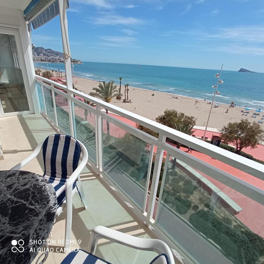 Espectacular Apartamento En 1ª Linea De Playa Apartment Benidorm Bagian luar foto